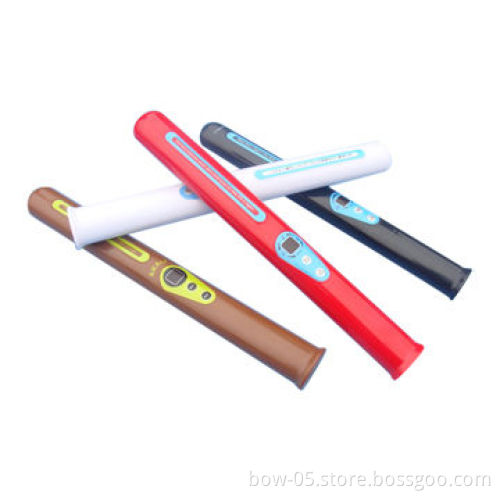 Portable ultraviolet radiation sterilization rods with LED display screen